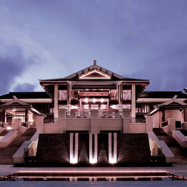 Exterior view of the Ritz-Carlton in Yalong Bay, China