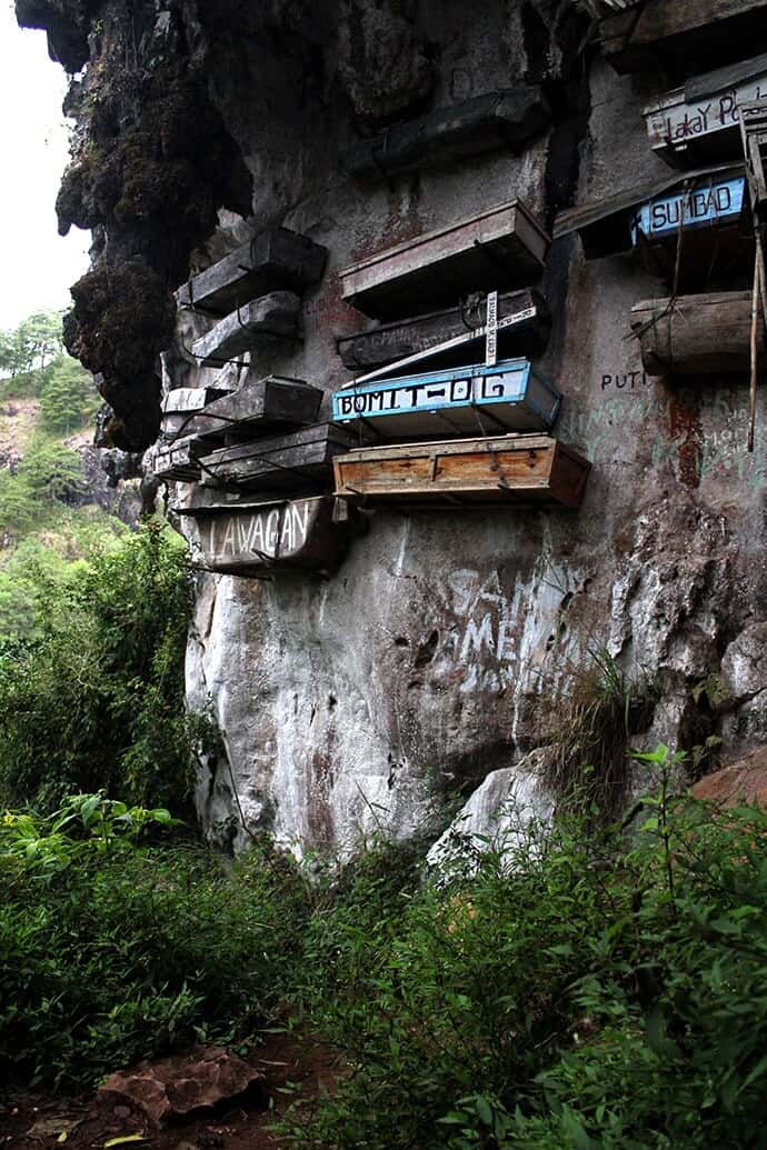 Sagada, Philippines-hanging coffins