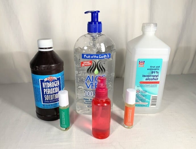 DIY Hand Sanitizer with essential oils
