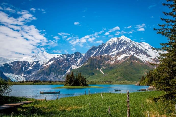 Pederson Lagoon at the Kenai Fjords Glacier Lodge