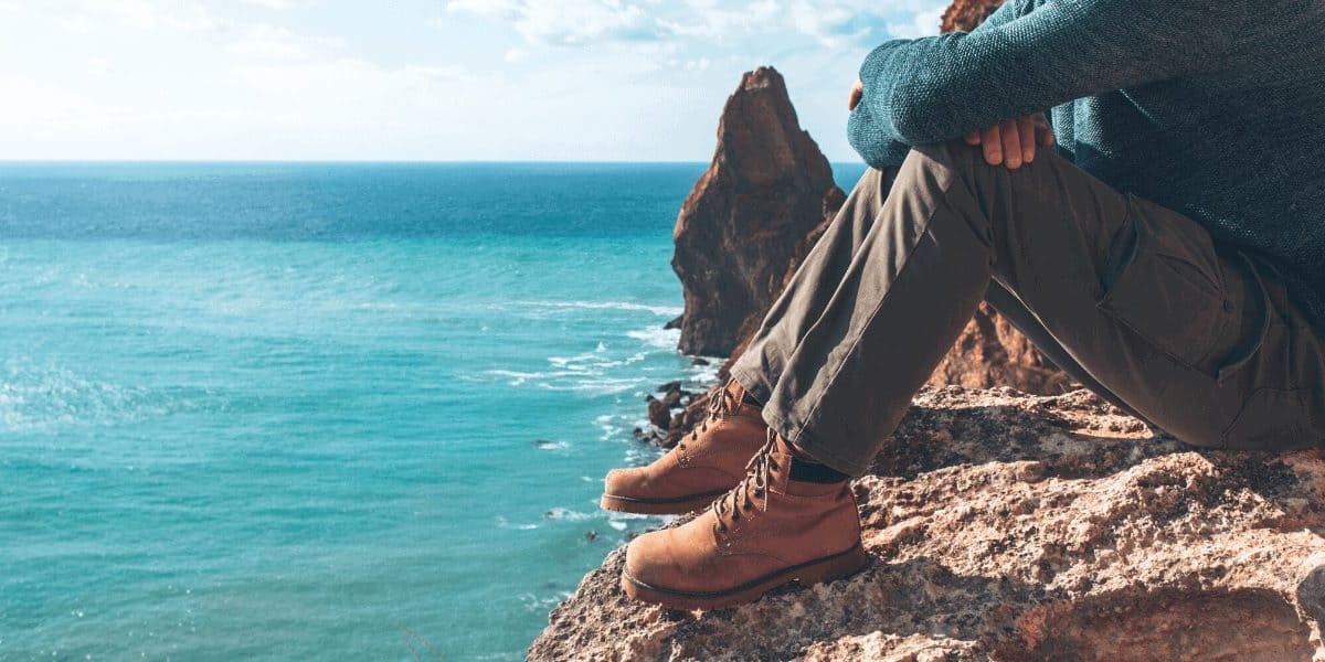 Mens Comfortable Walking Hiking Shoes