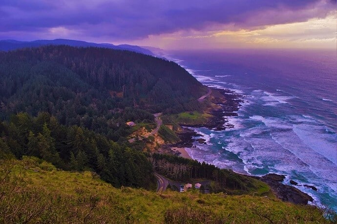 Cape Perpetua after a storm, Siuslaw National Forest 