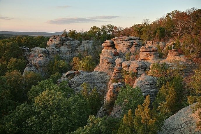 Shawnee National Forest -Garden of the Gods Sunset 