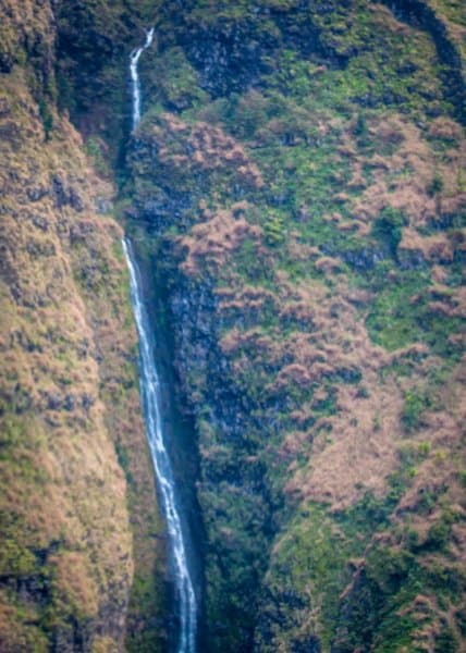 Hanakoa Falls in Kauai, Hawaii