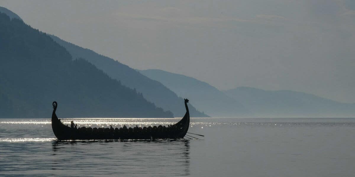 Viking ship in Norway