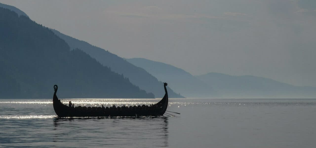 Viking ship in Norway