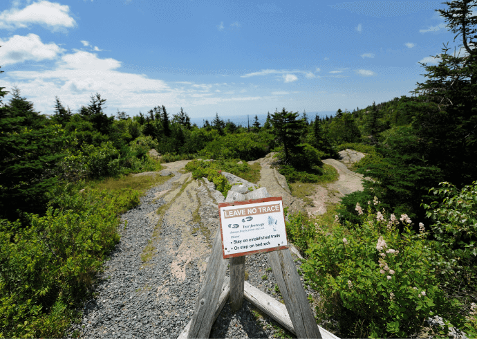 Leave No Trace sign