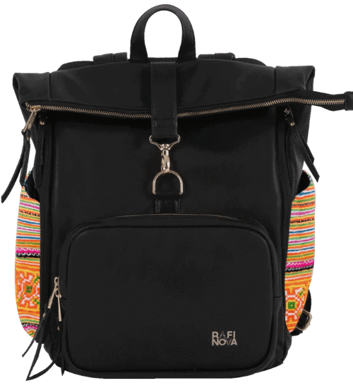 Rafi Nova SuperNova Black Vegan Backpack