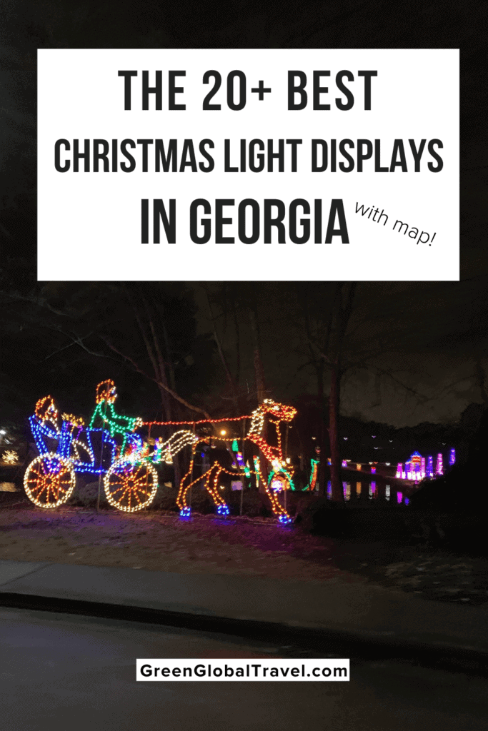 20 Best Christmas Light Displays in Georgia for 2021 (with Map!)