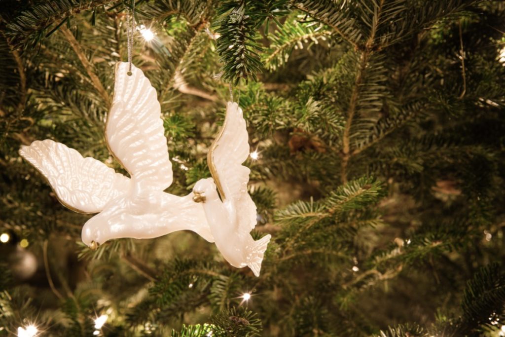 Christmas Doves - Symbols of Christmas: The History & Meaning of Traditional Christmas Decorations