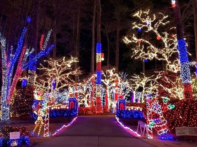 house decorated christmas lights in georgia