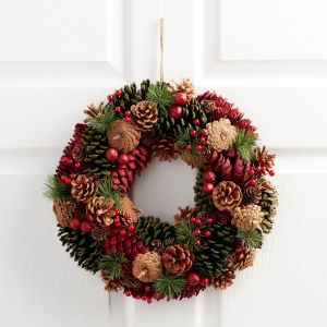 Gifts for Christmas Lovers - Pinecone Wreath