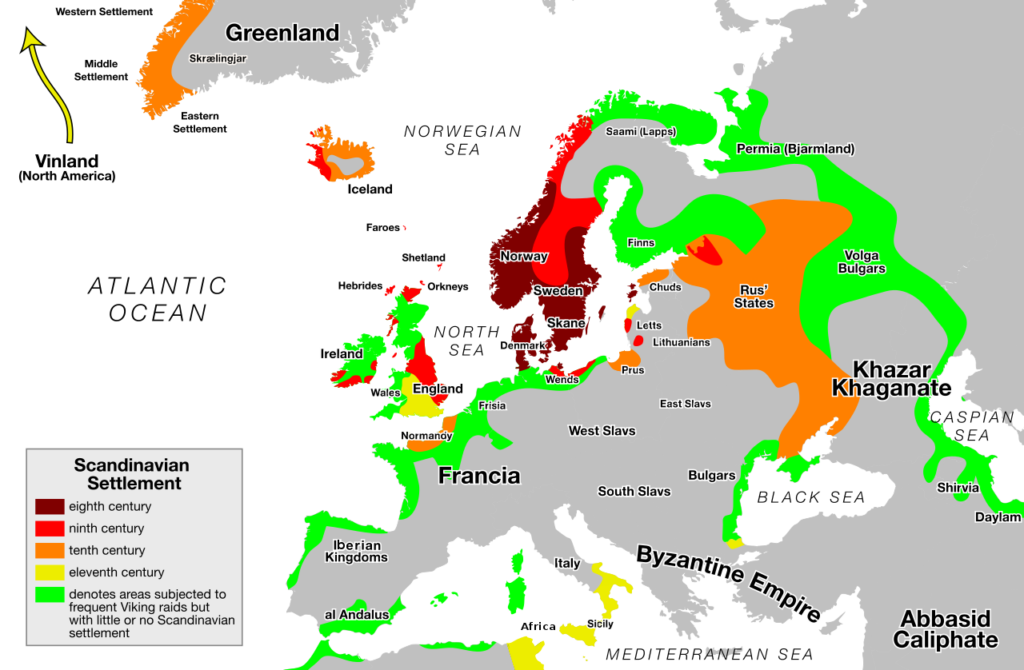 Viking Expansion Map