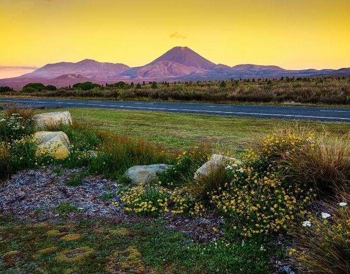 Tongariro National Park, New Zealand -world famous national park