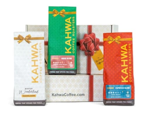 Coffee Samples 5 Pack Coffee Gift Set Las Americas. Gourmet Organic Medium Roast Whole Bean Coffee with Best Beans from Mexico, Guatemala, Peru