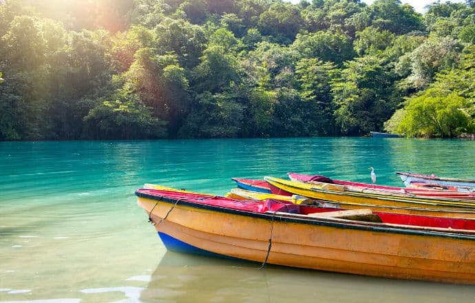 Bateaux nationaux du Blue Lagoon, Jamaïque