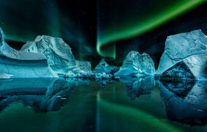 Europe hidden gems - Greenland Northern Lights
