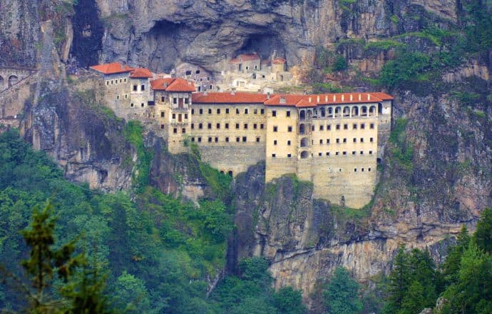 Sumela Monastery near the Black Sea
