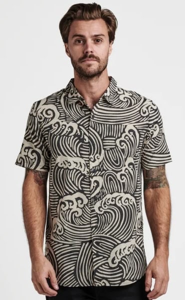 Roark Bless Up Breathable Stretch Shirt model