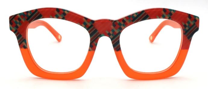 Vontelle Eyewear Kente Orange Frames