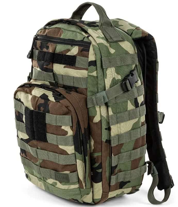 511 tactical rush12 2.0 woodland backpack