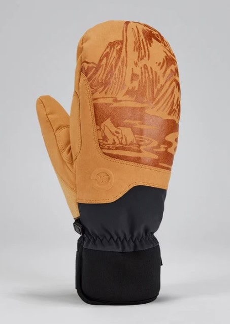 Gordini Mens Mittens Mountain Artist Series