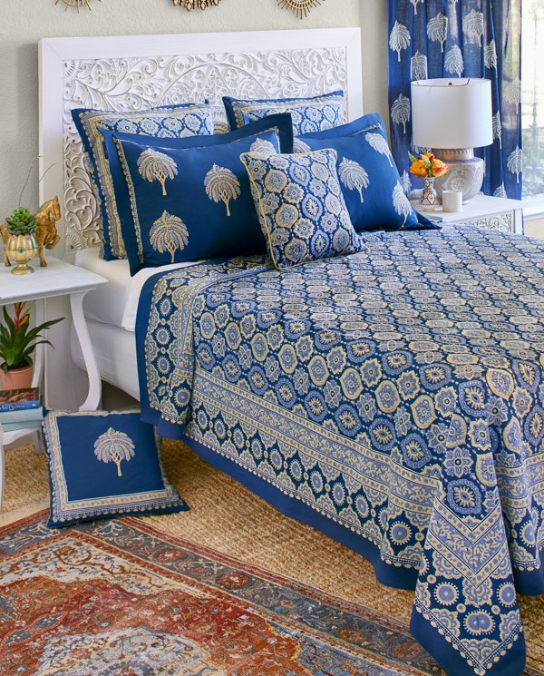 Saffron Marigold bedspread