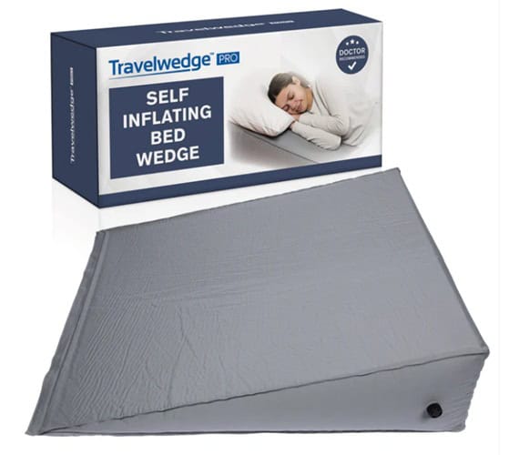 Travelwedge PRO Self Inflating Bed Wedge Pillow