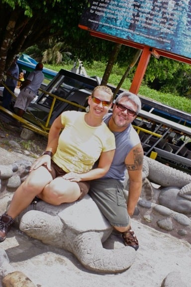 Boarding the boat to Tortuguero, Costa Rica