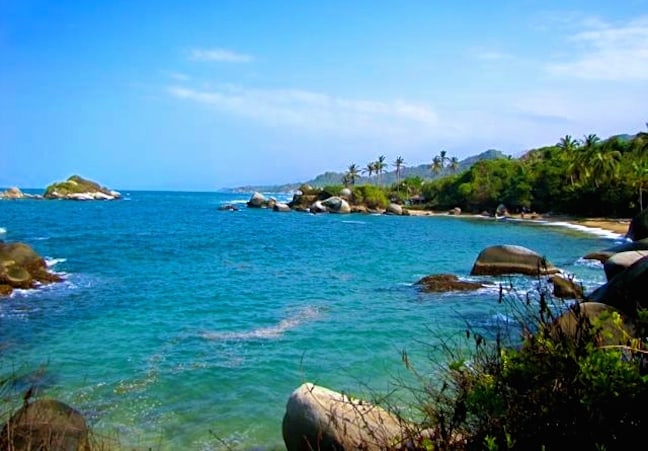 Parque Tayrona Coastline