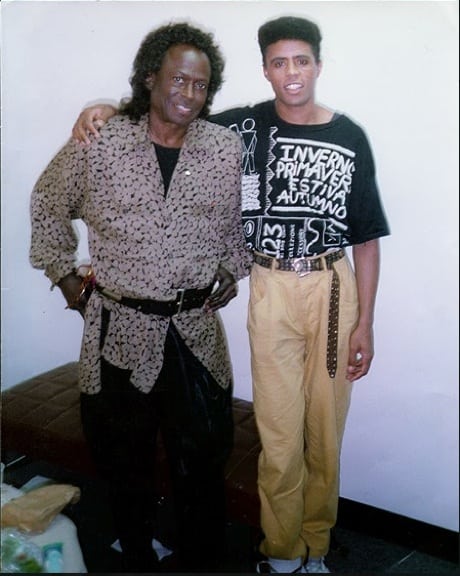 Hassan Hakmoun with Jazz Legend Miles Davis