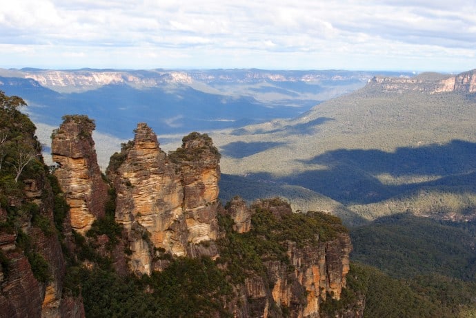 Blue Mountains National Park, , a 10 nagyszerű ausztrál nemzeti park egyike a World Travel Bucket Listán