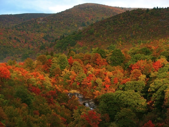 Black Balsam Knob from the Blue Ridge Parkway