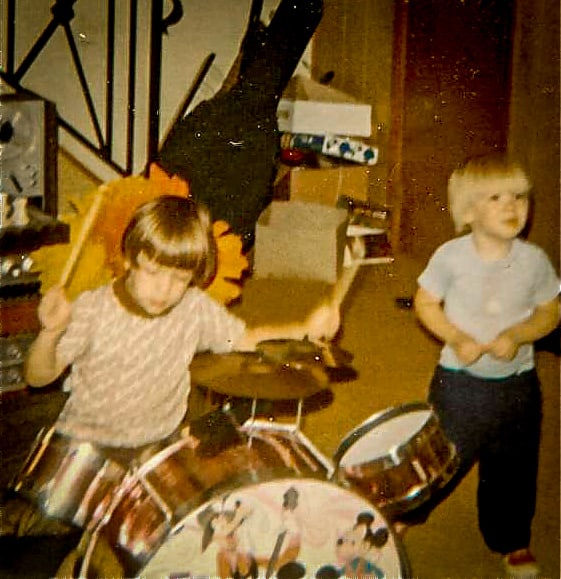 Bret Love Rocking Out on Drums