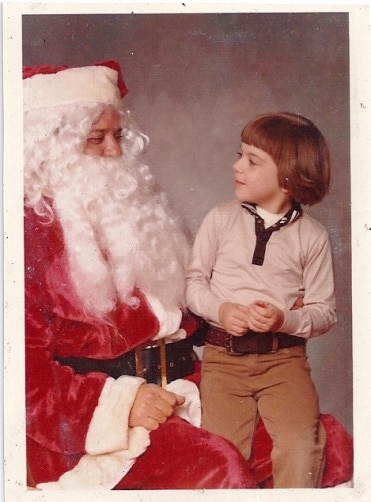 Bret with Santa