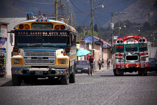 Chicken Bus by Samantha Beddoes via CC