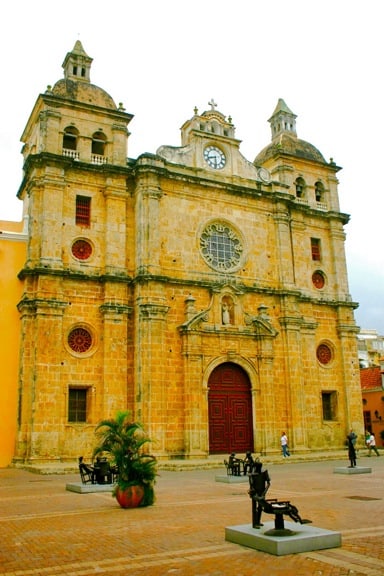 Church of Saint Peter Claver in Cartagena, Colombia