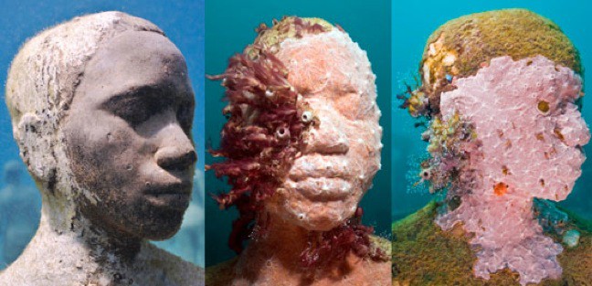 "Man On Fire" Sculpture, Cancun Underwater Museum