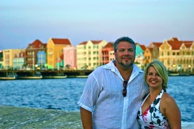 Bret Love and Mary Gabbett in Curacao