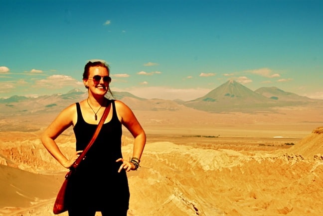 Emma Higgins Trekking the Atacama Desert 