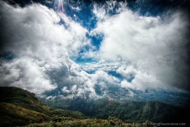 Doi Inthanon view from Kew Mae Pan trail