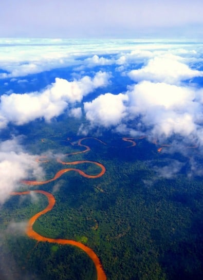 Flying into Rurrenabaque.