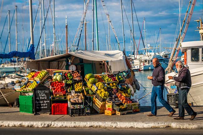 A Fruit Stand on Aegina Island, Greece
