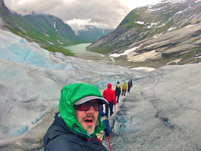 Climbing Nigardsbreen Glacier, Norway