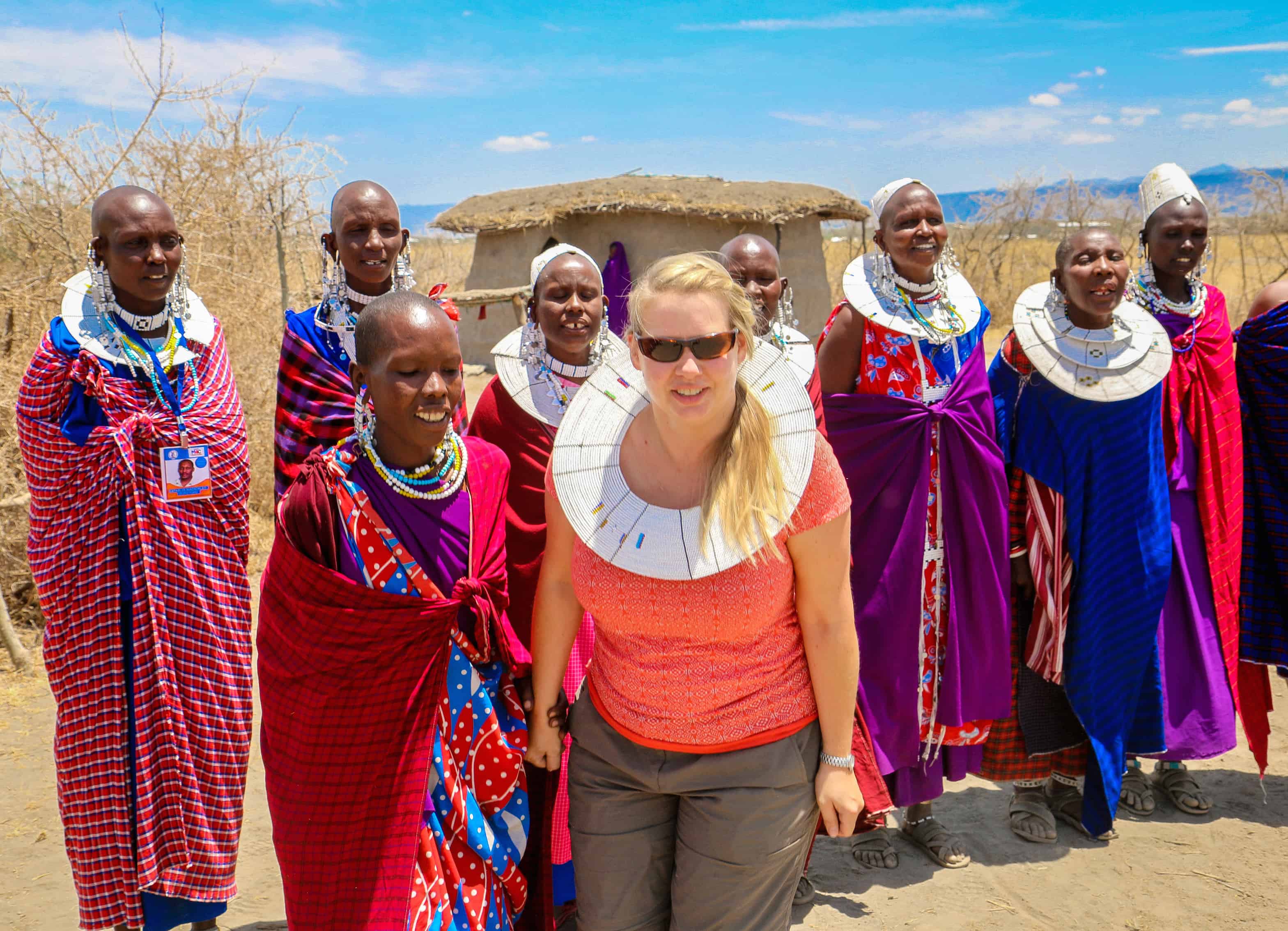 Maasai Ladies dancing 