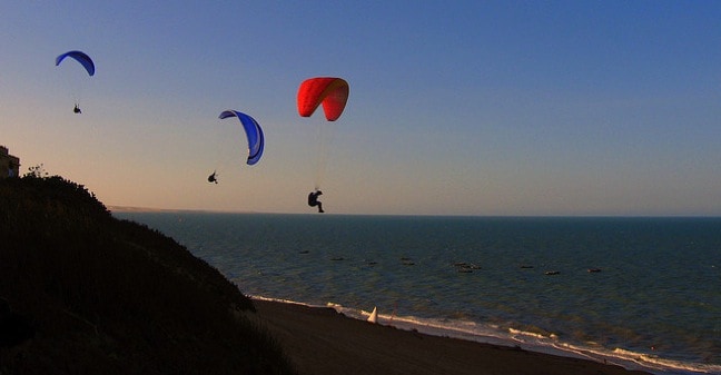 Paragliding in Ecuador