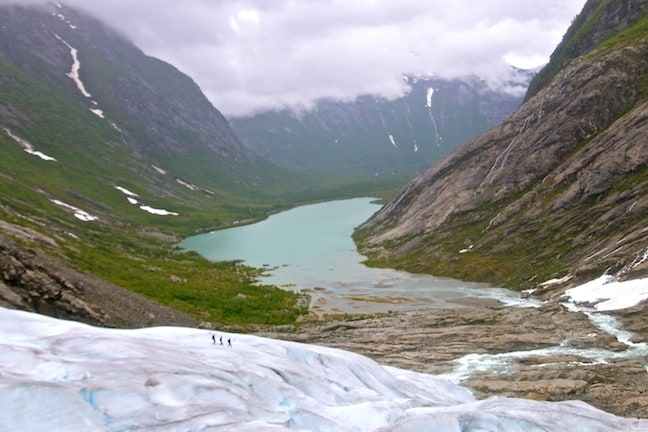 Climbing Nigardsbreen Glacier, Norway