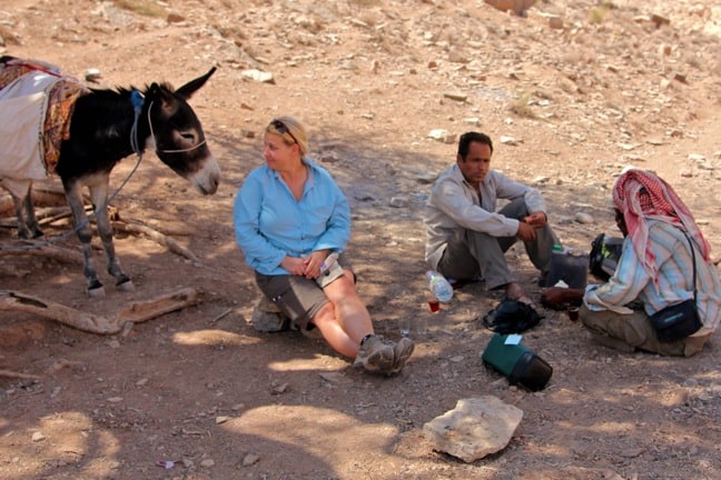 Sharing Bedouin Tea in Jordan's Dana Biosphere Reserve