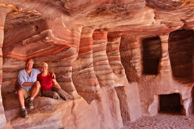 The Painted Room in Petra, Jordan