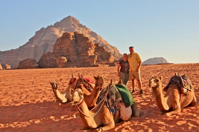 Bret Love & Mary Gabbett in Wadi Rum Desert, Jordan